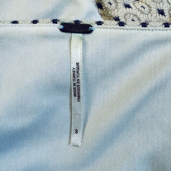 Free People Crop Top Women’s Size Small Boho Festival - Picture 4 of 7